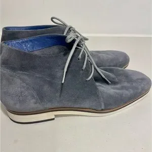 Men’s Hester Van Eeghen chukka boots gray suede size 39 lace up white sole THEO - Genuine Leather Chukka Sneaker | Thomas & Vine main image 4